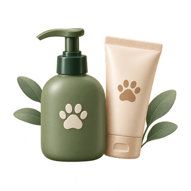 Pet-care products representing comparison and choice